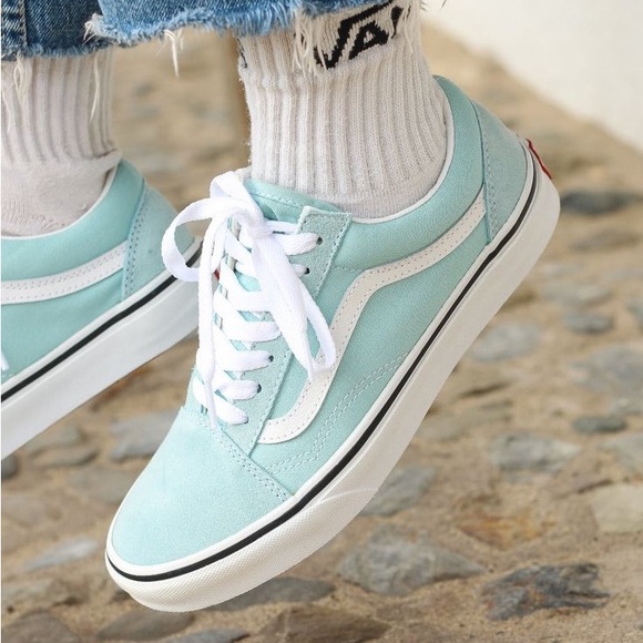 Vans Women's Aqua Canvas Sneakers - Picture 1 of 6